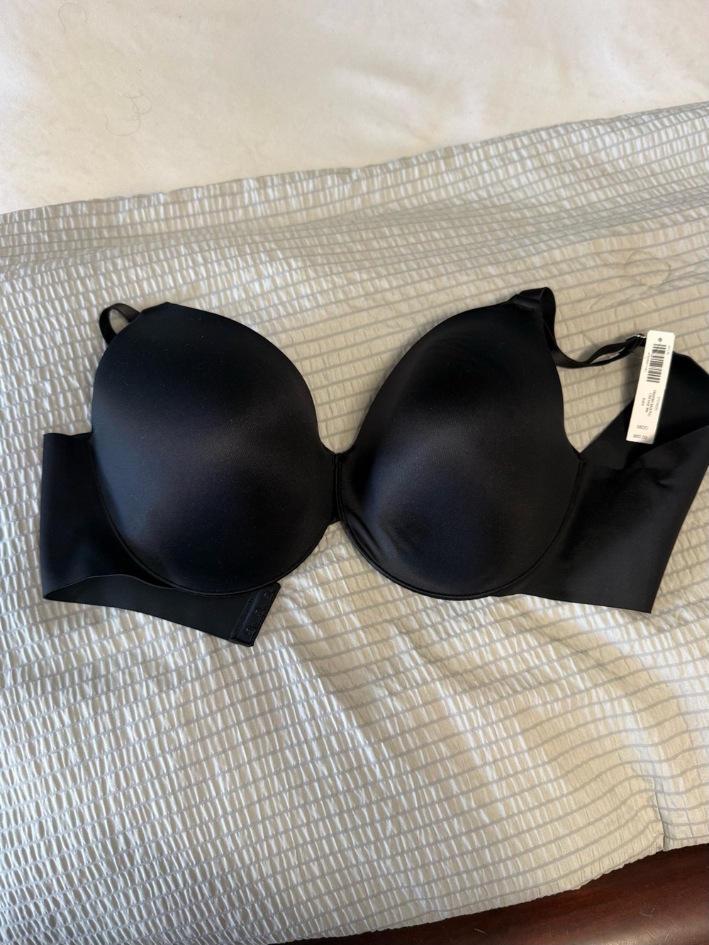 Soma Vanishing Back Full Coverage Bra 38DD Black nwt